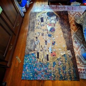 Gustav Klimt's The Kiss Tapestry